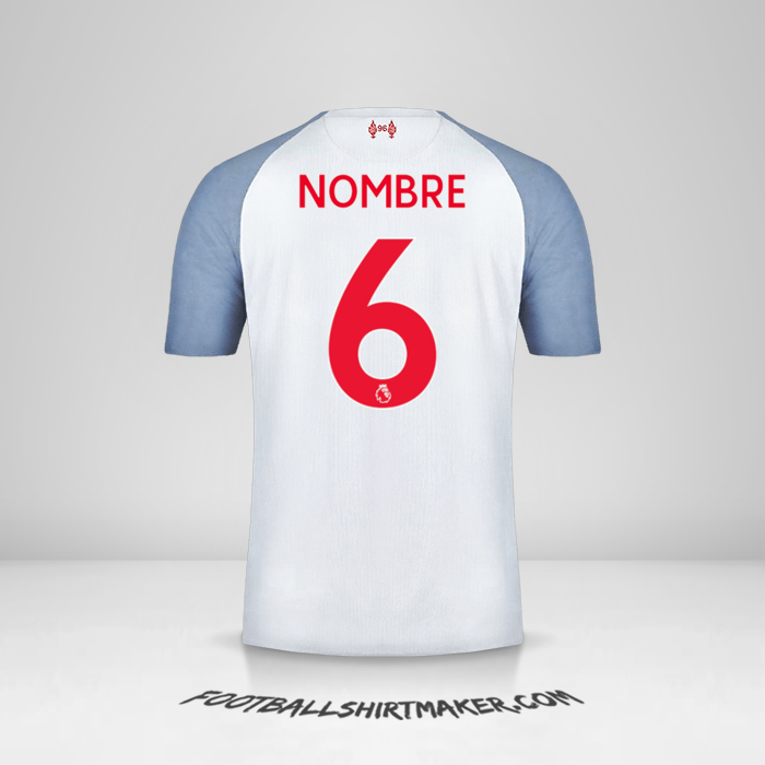 Jersey Liverpool FC 2018/19 Tercera -  nombre - 6