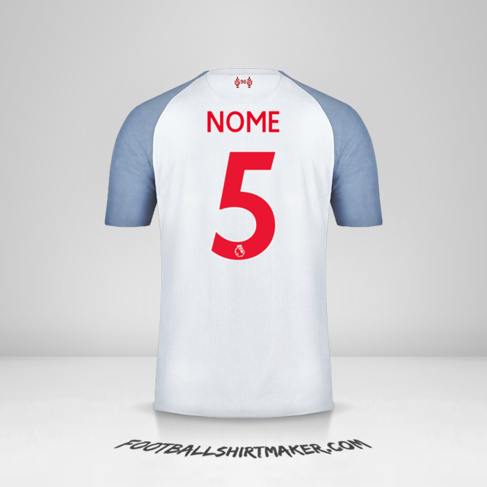 Camisa Liverpool FC 2018/19 Terceira -  nome - 5