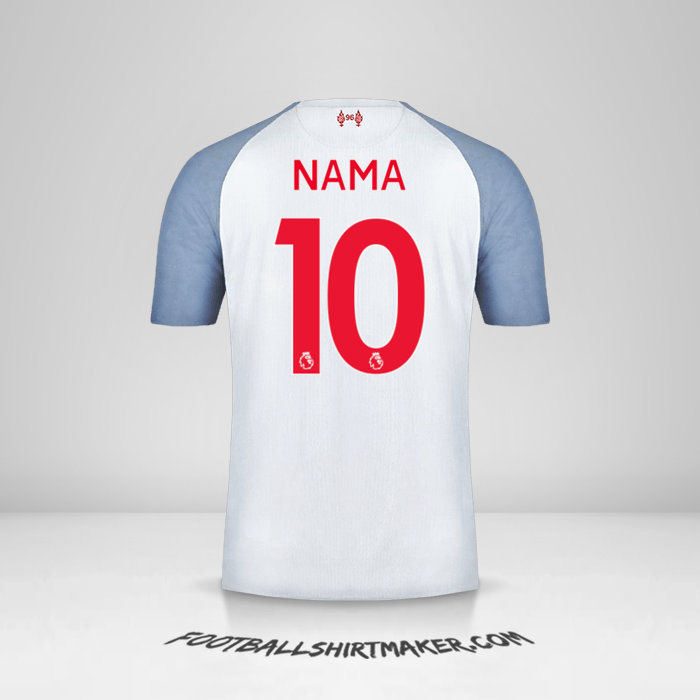 Jersey Liverpool FC 2018/19 Ketiga -  nama - 10