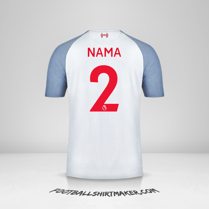 Jersey Liverpool FC 2018/19 Ketiga -  nama - 2