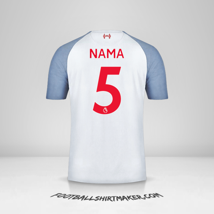 Jersey Liverpool FC 2018/19 Ketiga -  nama - 5