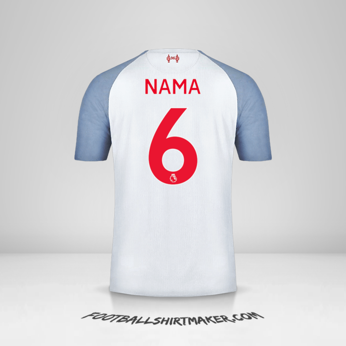 Jersey Liverpool FC 2018/19 Ketiga -  nama - 6