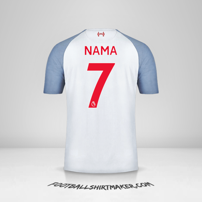 Jersey Liverpool FC 2018/19 Ketiga -  nama - 7