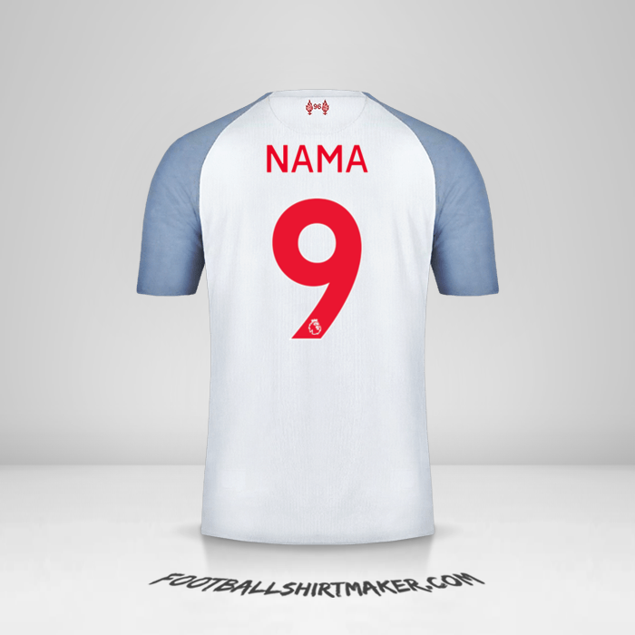 Jersey Liverpool FC 2018/19 Ketiga -  nama - 9