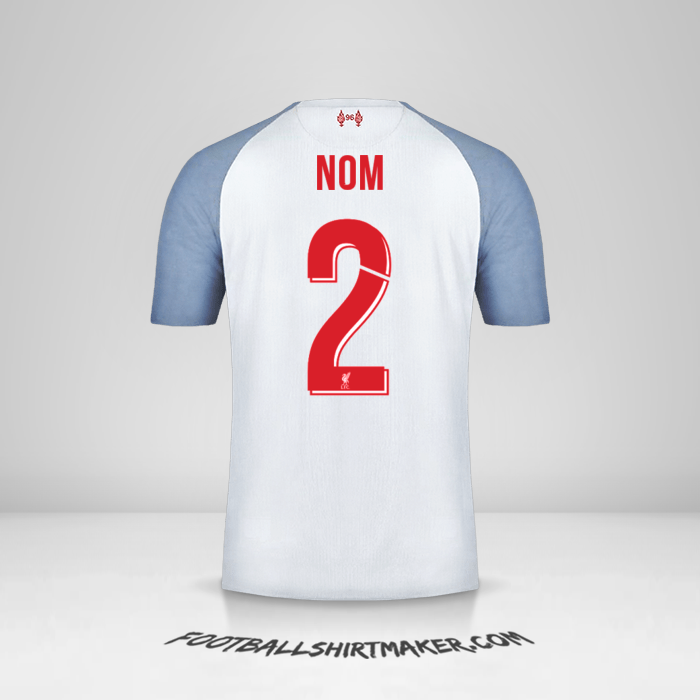 Maillot Liverpool FC Cup 2018/19 Troisième -  nom - 2