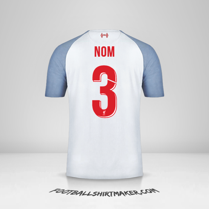 Maillot Liverpool FC Cup 2018/19 Troisième -  nom - 3