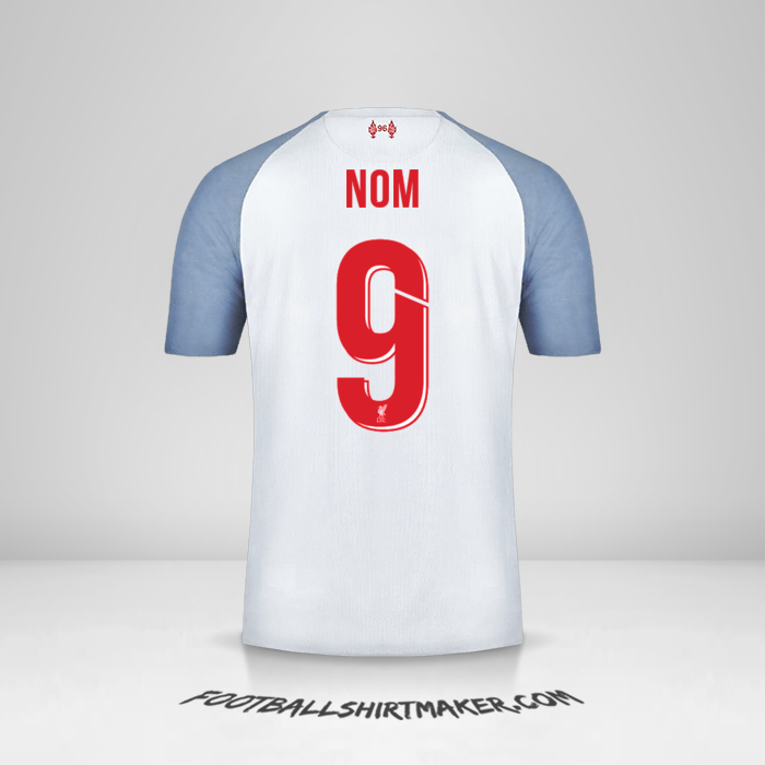 Maillot Liverpool FC Cup 2018/19 Troisième -  nom - 9