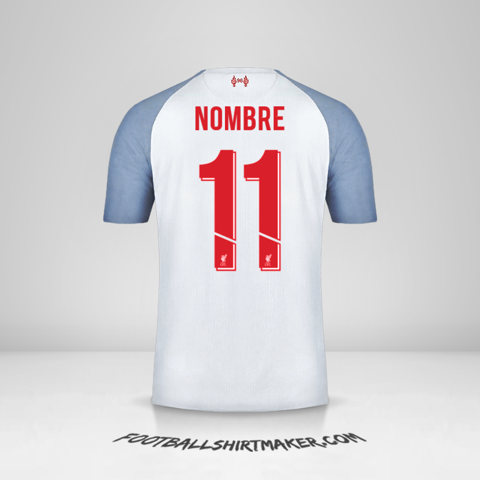 Jersey Liverpool FC Cup 2018/19 Tercera -  nombre - 11