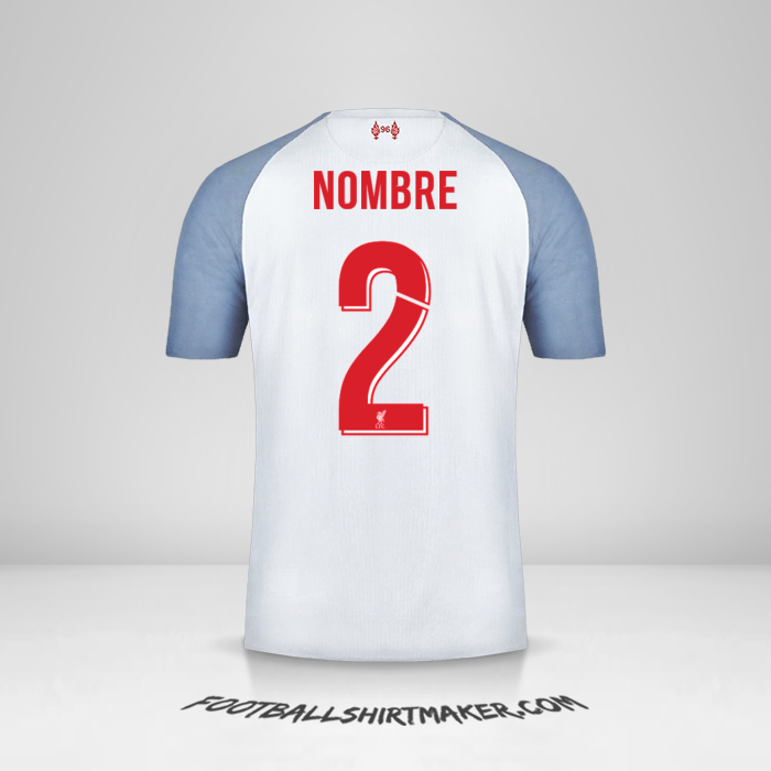 Camiseta Liverpool FC Cup 2018/19 Tercera -  nombre - 2