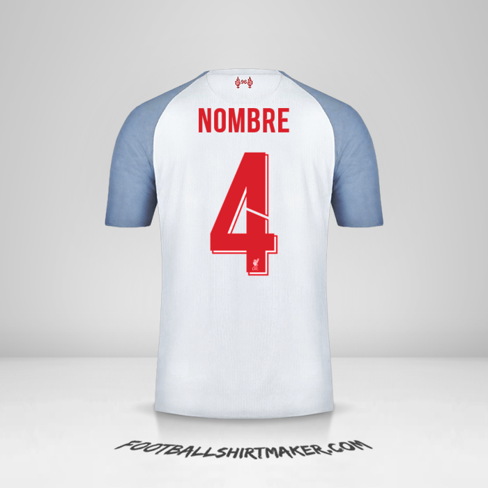 Jersey Liverpool FC Cup 2018/19 Tercera -  nombre - 4