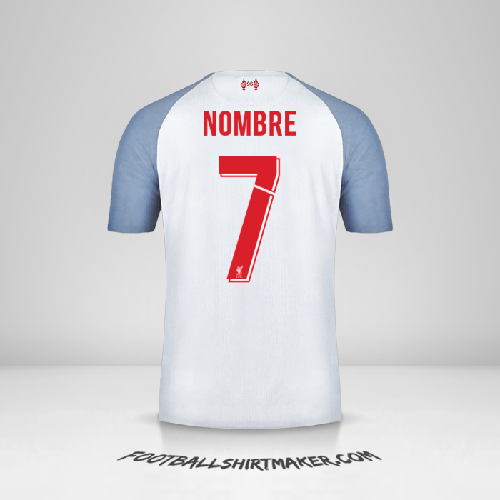 Jersey Liverpool FC Cup 2018/19 Tercera -  nombre - 7