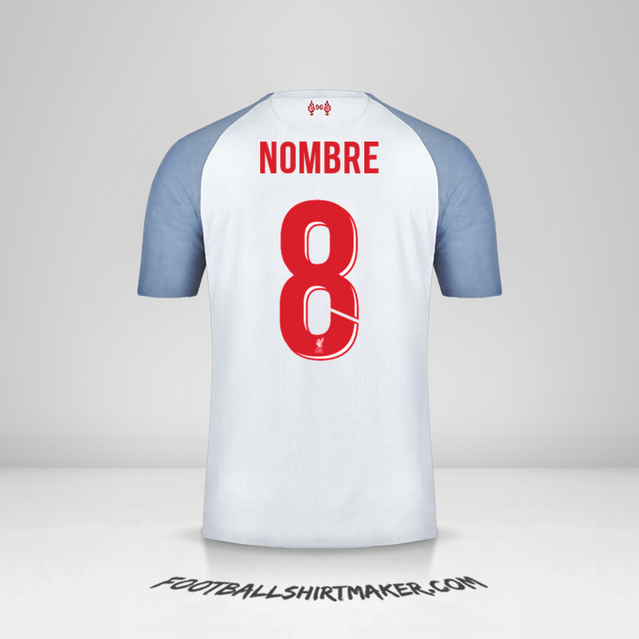 Jersey Liverpool FC Cup 2018/19 Tercera -  nombre - 8