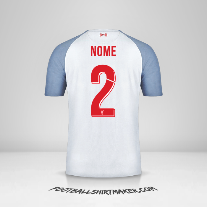 Camisa Liverpool FC Cup 2018/19 Terceira -  nome - 2