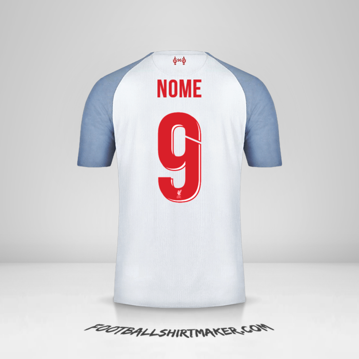 Camisola Liverpool FC Cup 2018/19 Terceira -  nome - 9