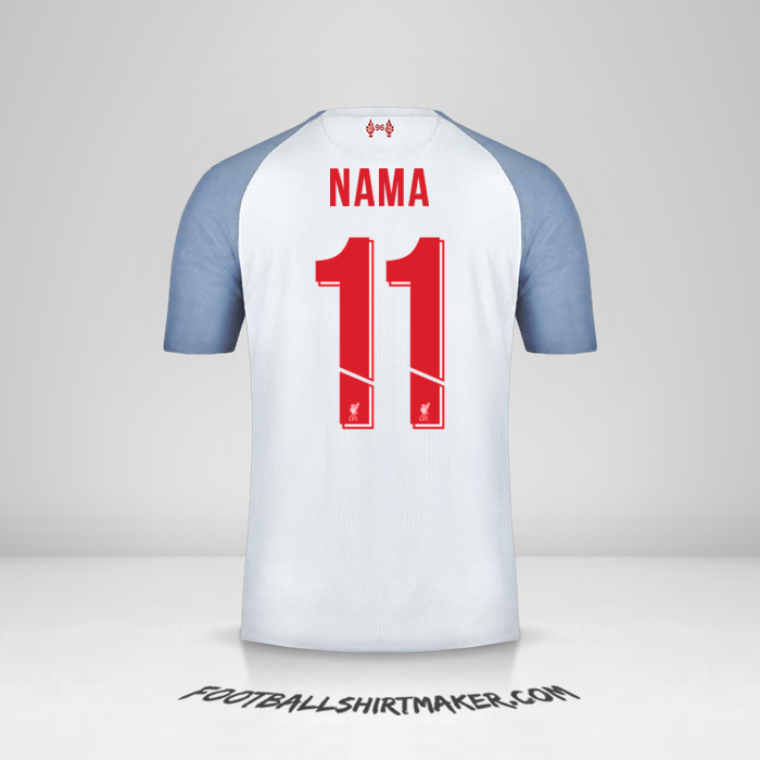 Jersey Liverpool FC Cup 2018/19 Ketiga -  nama - 11