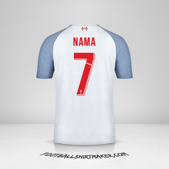 Jersey Liverpool FC Cup 2018/19 Ketiga -  nama - 7