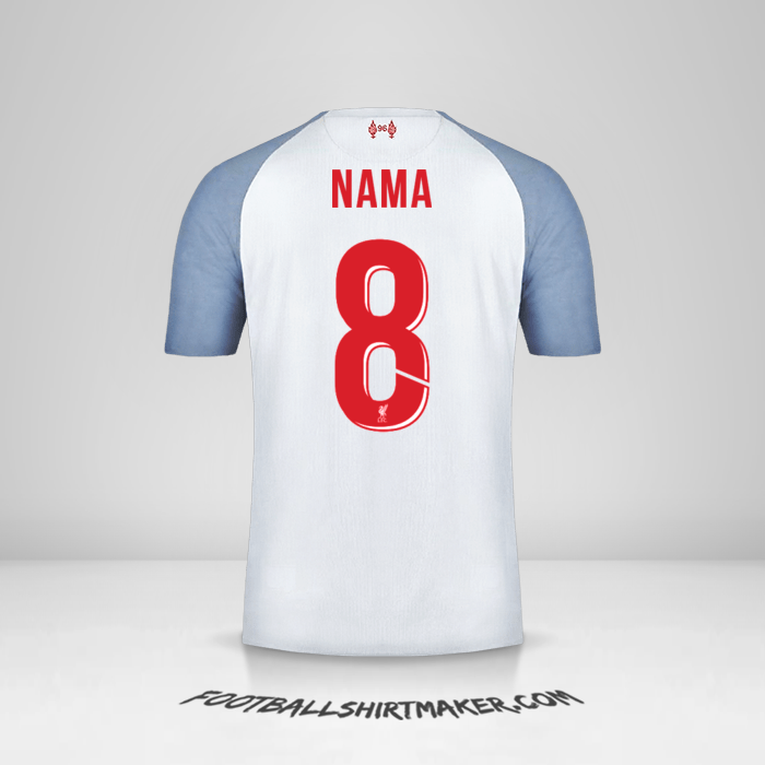Jersey Liverpool FC Cup 2018/19 Ketiga -  nama - 8