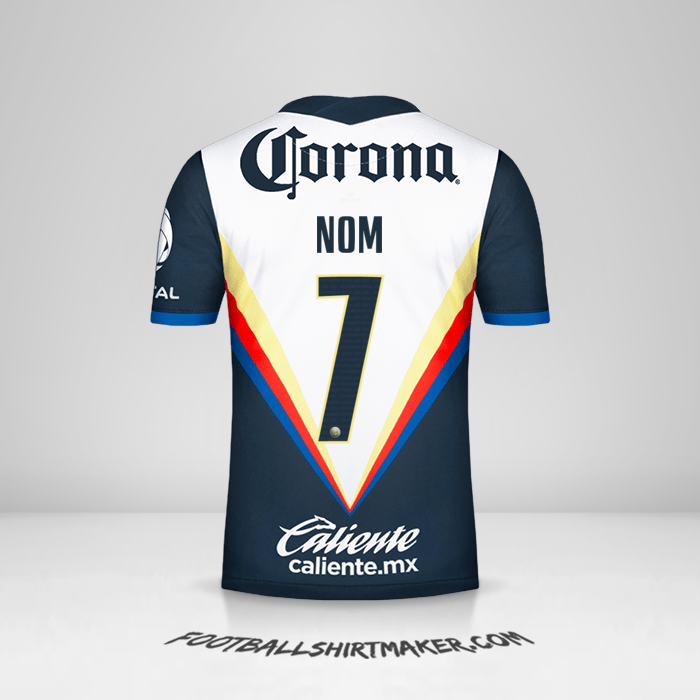 Maillot Club America 2020/21 Extérieur -  nom - 7