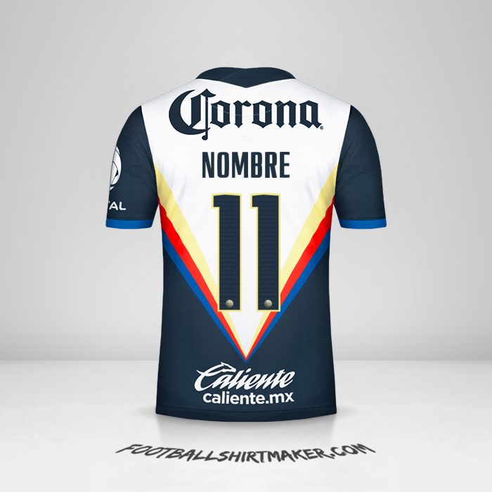 Jersey Club America 2020/21 Visita -  nombre - 11