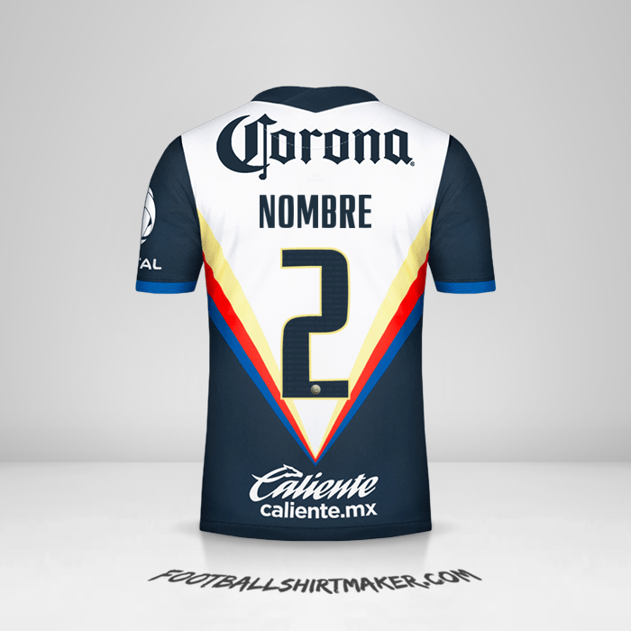 Jersey Club America 2020/21 Visita -  nombre - 2