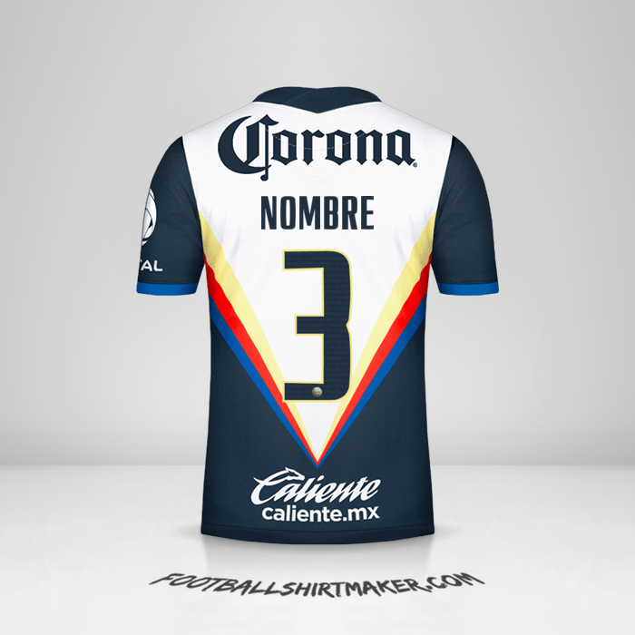 Jersey Club America 2020/21 Visita -  nombre - 3