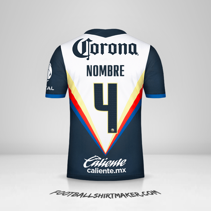 Jersey Club America 2020/21 Visita -  nombre - 4