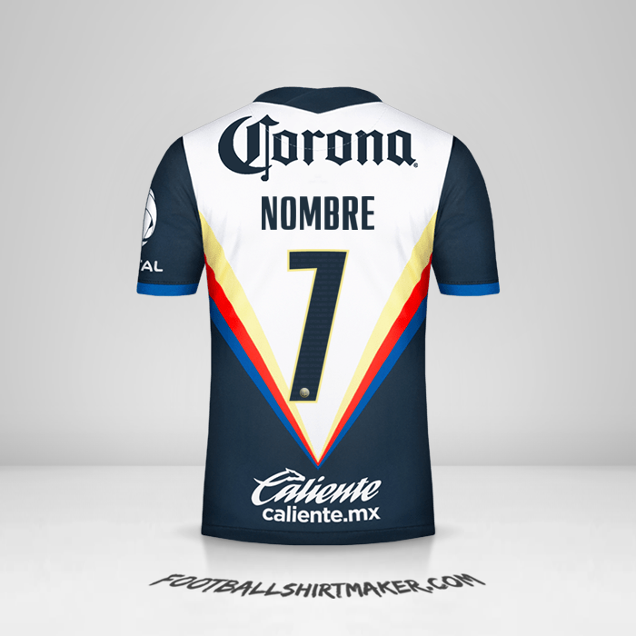 Jersey Club America 2020/21 Visita -  nombre - 7