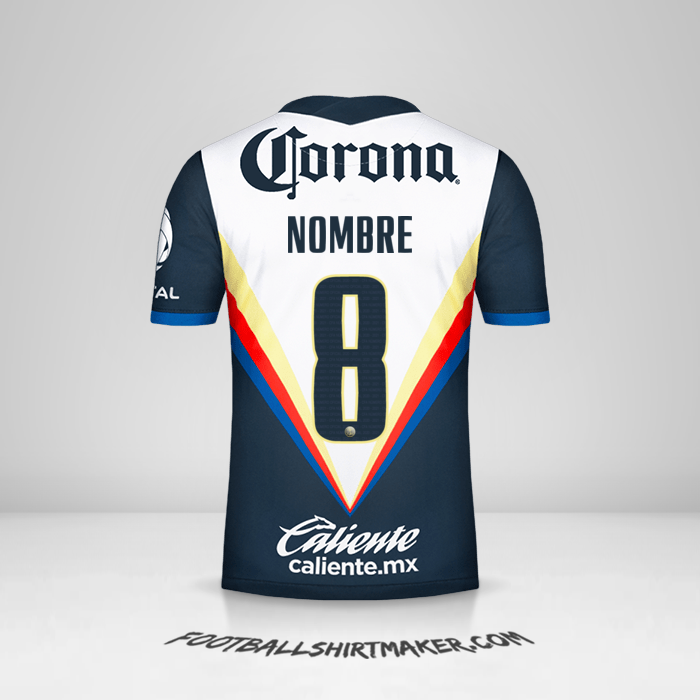 Jersey Club America 2020/21 Visita -  nombre - 8