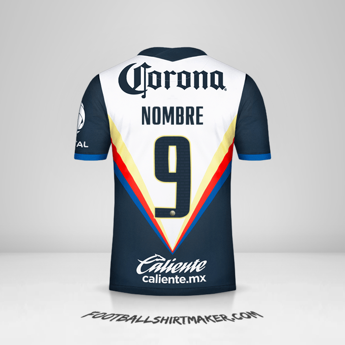 Jersey Club America 2020/21 Visita -  nombre - 9