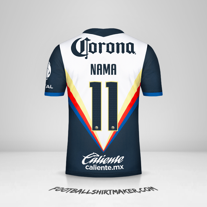 Jersey Club America 2020/21 Alternatif -  nama - 11