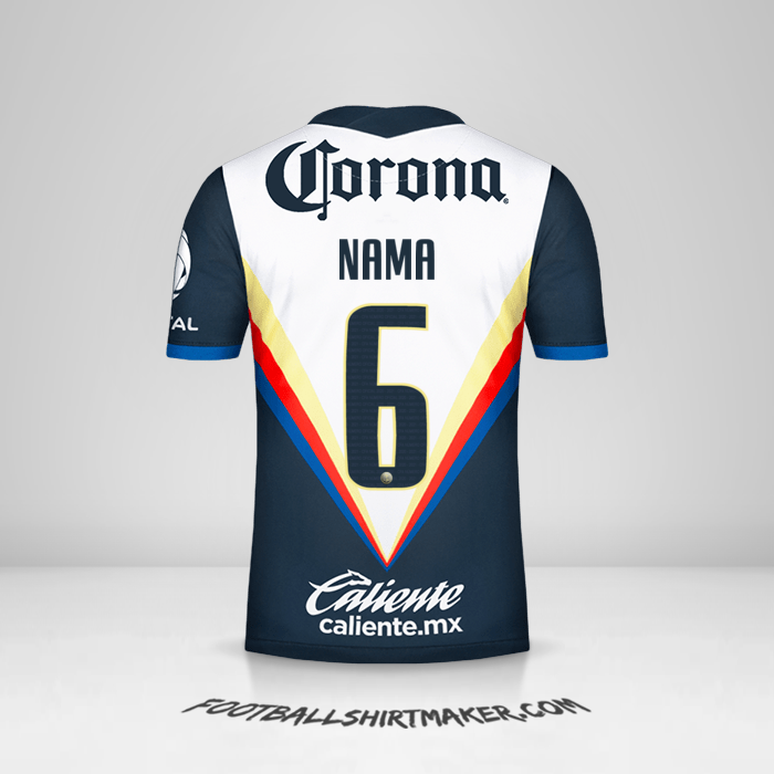 Jersey Club America 2020/21 Alternatif -  nama - 6