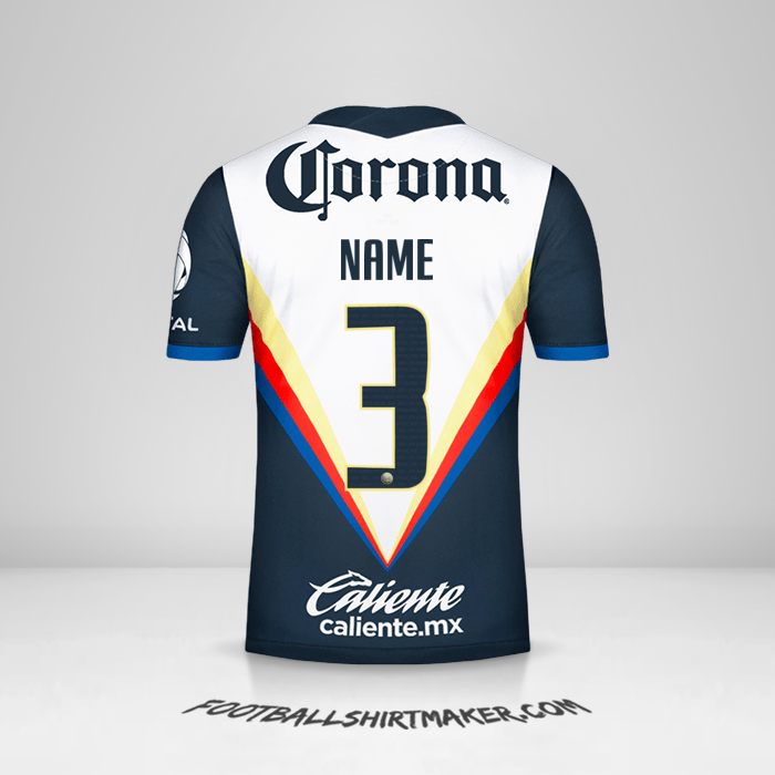 Jersey Club America 2020/21 Away -  name - 3
