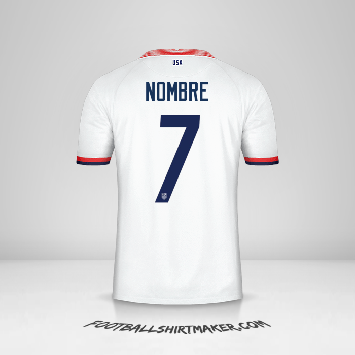 Camiseta Estados Unidos 2020 -  nombre - 7