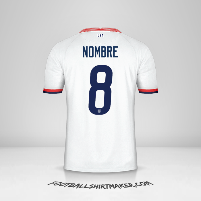 Jersey Estados Unidos 2020 -  nombre - 8