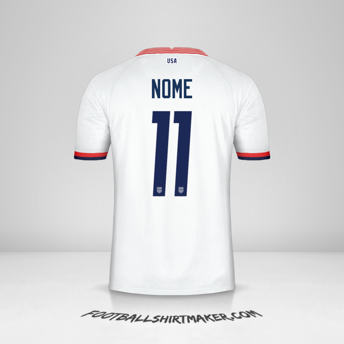 Maglia Stati Uniti 2020 -  nome - 11