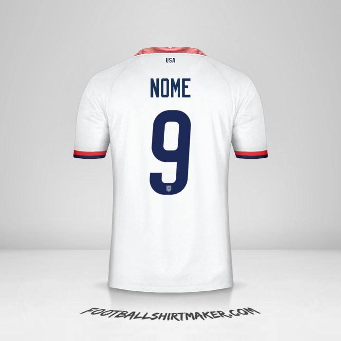 Camisa Estados Unidos 2020 -  nome - 9