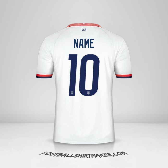 Jersey United States 2020 -  name - 10