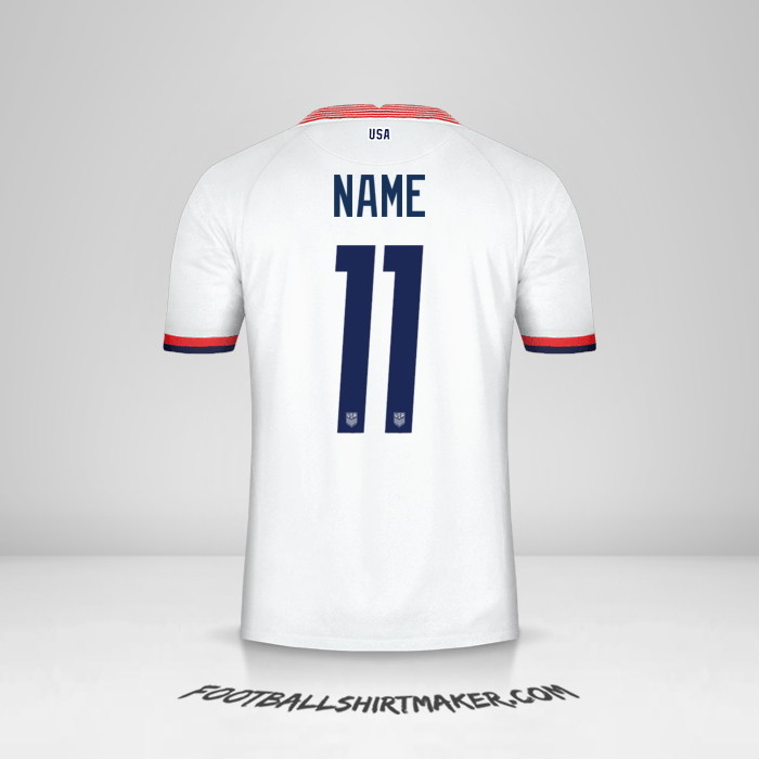 Trikot Vereinigte Staaten 2020 -  name - 11