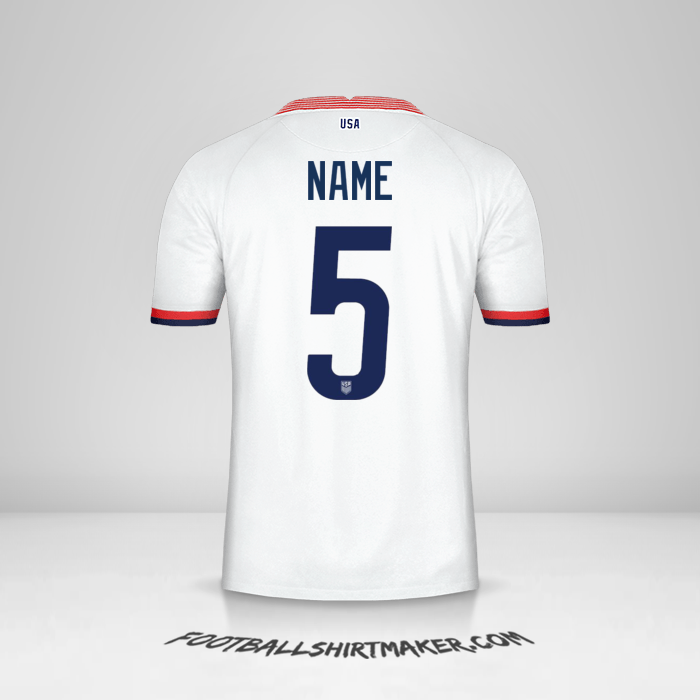 Jersey United States 2020 -  name - 5
