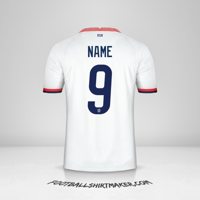 Jersey United States 2020 -  name - 9