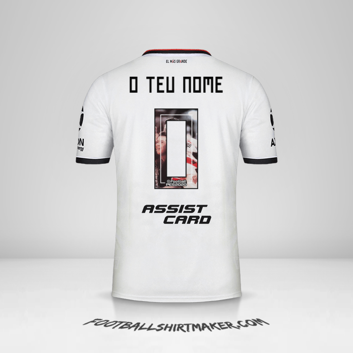 Camisola River Plate 2019/20 III -  o teu nome - 0