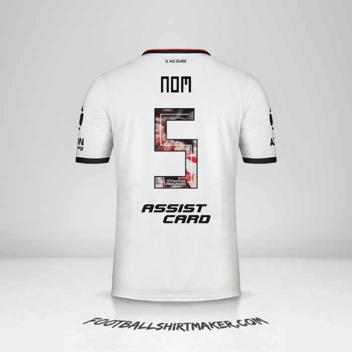 Maillot River Plate 2019/20 Troisième -  nom - 5