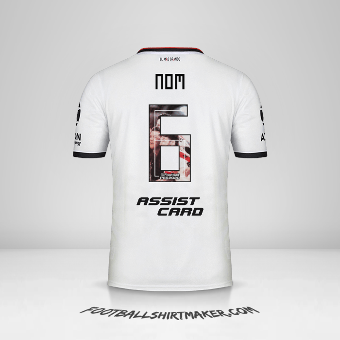 Maillot River Plate 2019/20 Troisième -  nom - 6