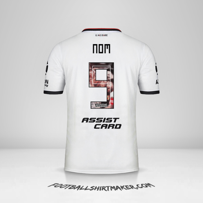 Maillot River Plate 2019/20 Troisième -  nom - 9