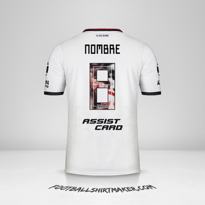 Jersey River Plate 2019/20 Tercera -  nombre - 8
