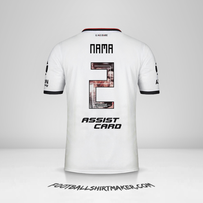 Jersey River Plate 2019/20 Ketiga -  nama - 2