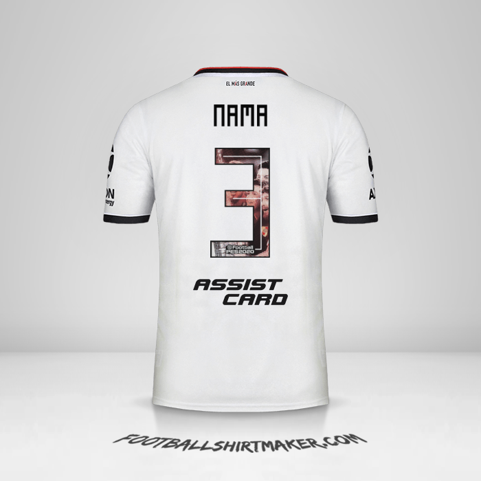 Jersey River Plate 2019/20 Ketiga -  nama - 3