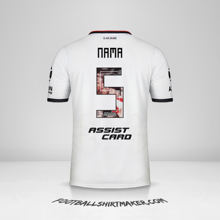 Jersey River Plate 2019/20 Ketiga -  nama - 5