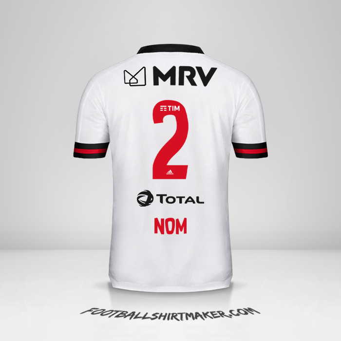 Maillot Flamengo 2020 Extérieur -  nom - 2