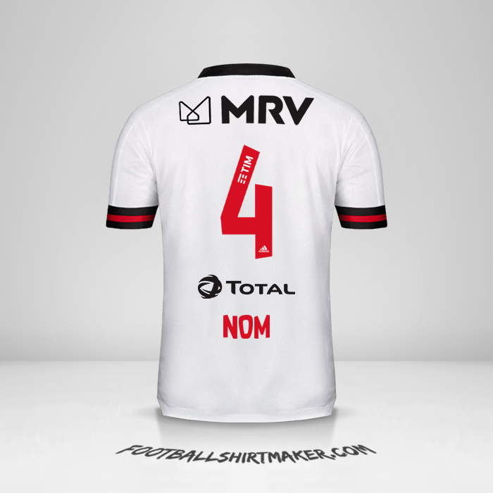 Maillot Flamengo 2020 Extérieur -  nom - 4